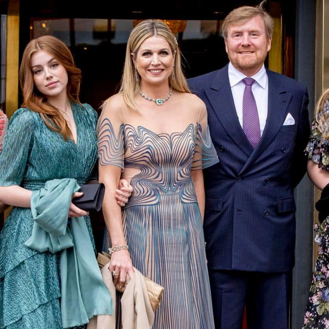 Dutch Princesses look all grown up at concert for mom Queen Maxima’s 50th birthday