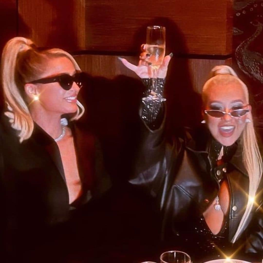 Christina Aguilera and Paris Hilton are BFF goals in a recent outing