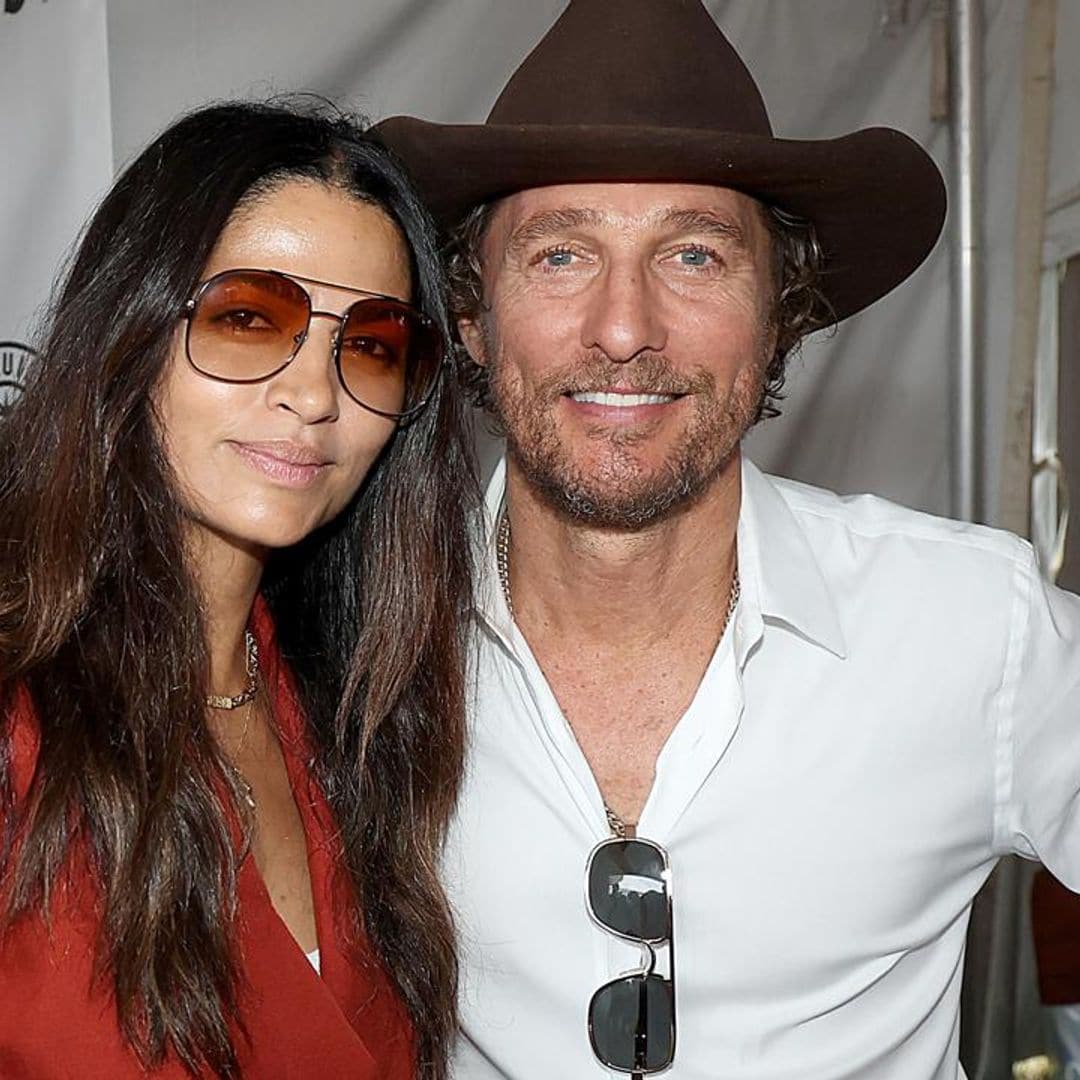 Matthew McConaughey and Camila Alves go pantless for the launch of their tequila brand