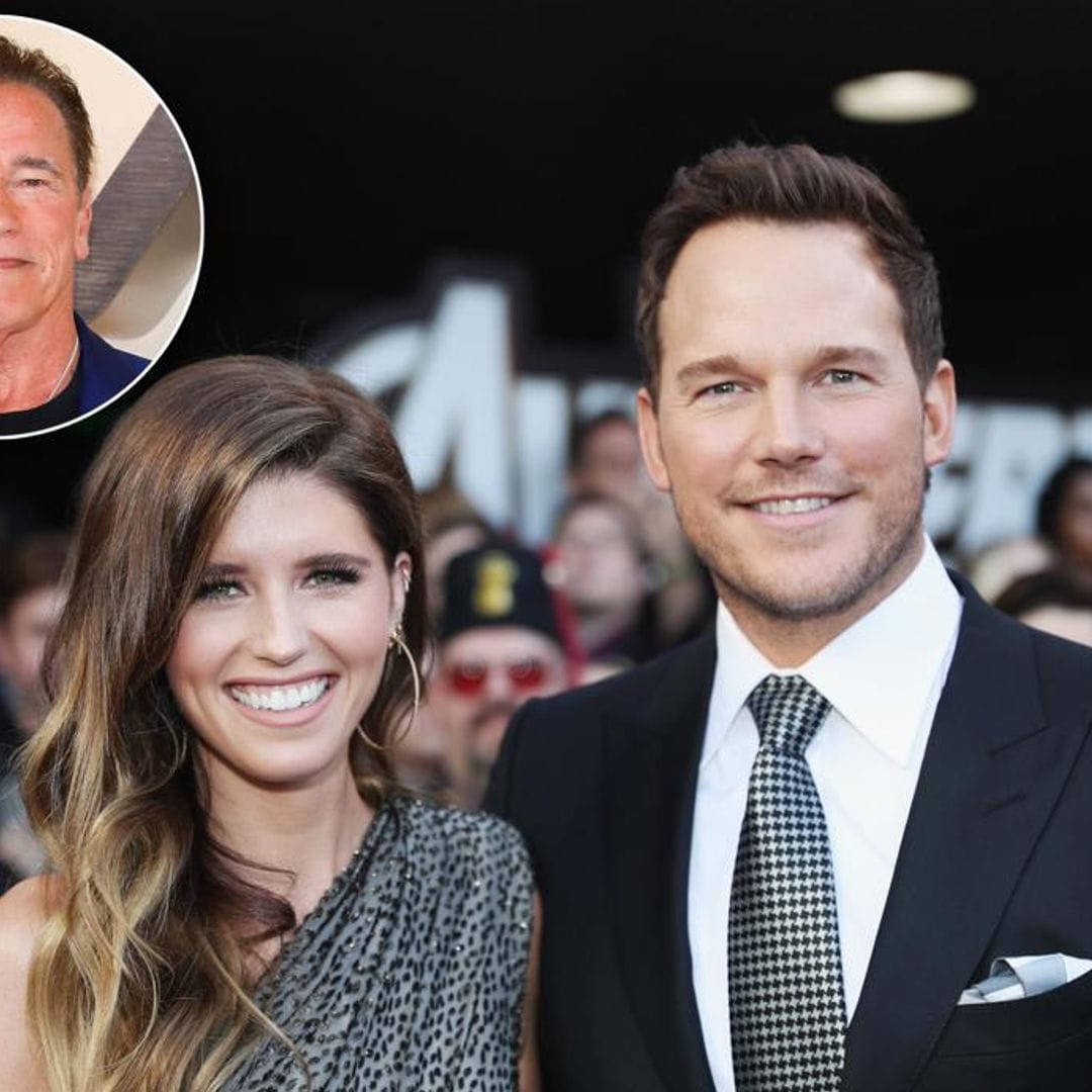 ‘Proud’ grandfather Arnold Schwarzenegger visits daughter Katherine and Chris Pratt’s newborn baby