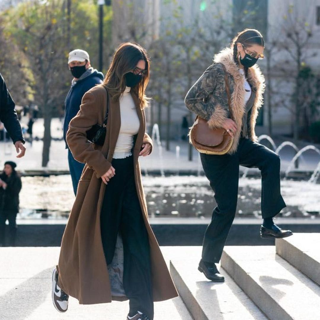 Kendall Jenner and Bella Hadid looked fabulous while braving the New York City cold