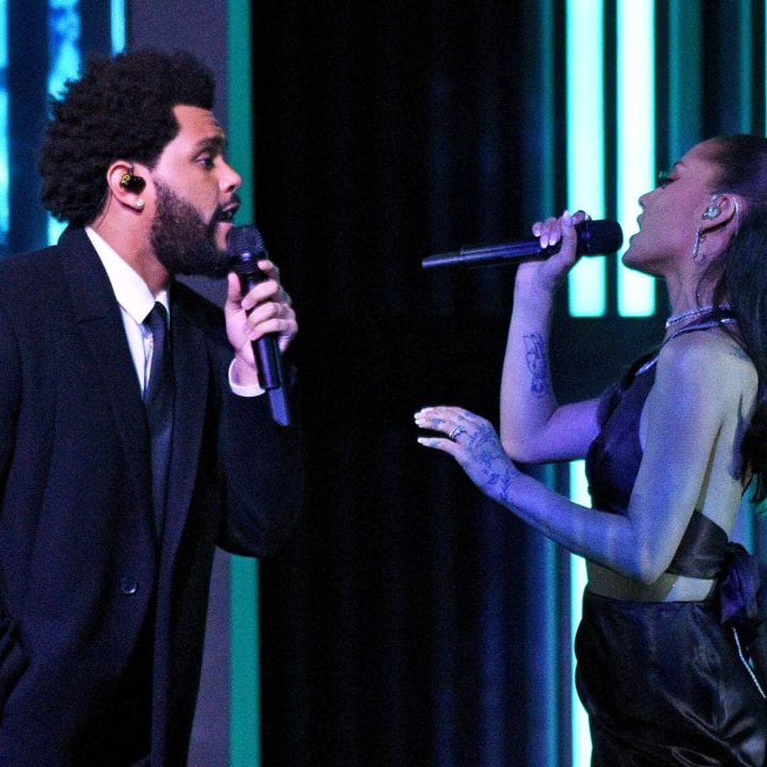 Ariana Grande teases new remix with The Weeknd