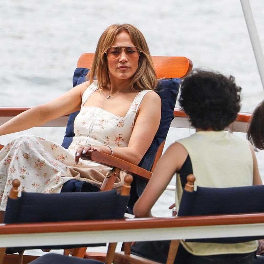 Benny Medina welcomes Jennifer Lopez and her kids on a yacht while in Naples, Italy