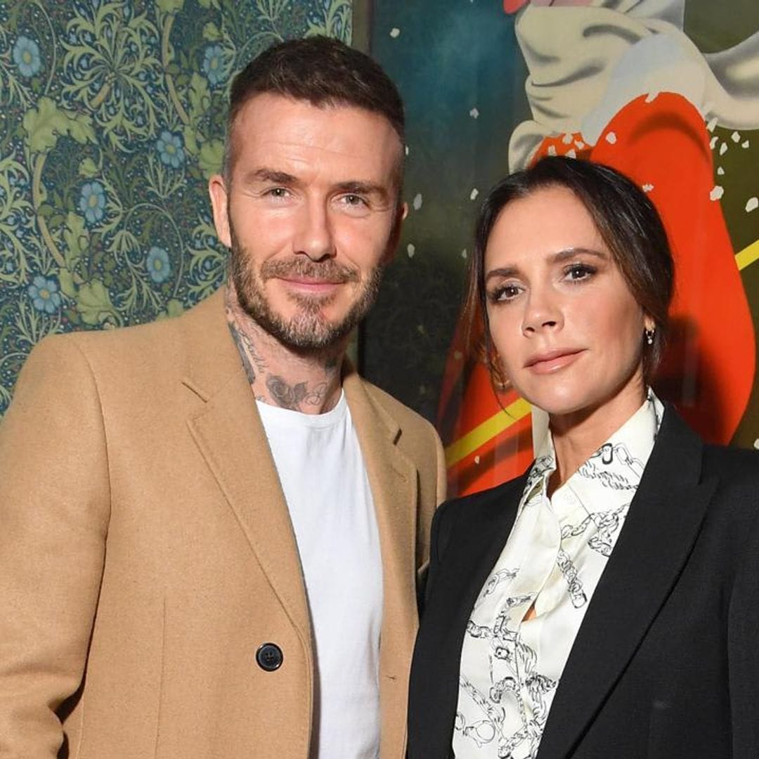 Victoria Beckham treats fans with photo of David Beckham fixing the TV in his underwear