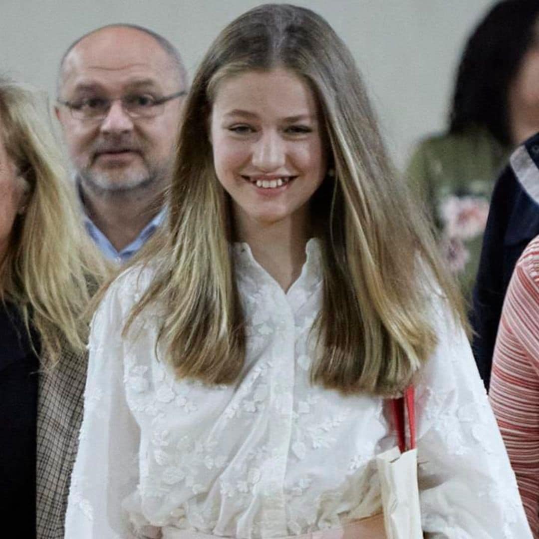 Queen Letizia’s eldest daughter steps out for solo engagement during her spring break