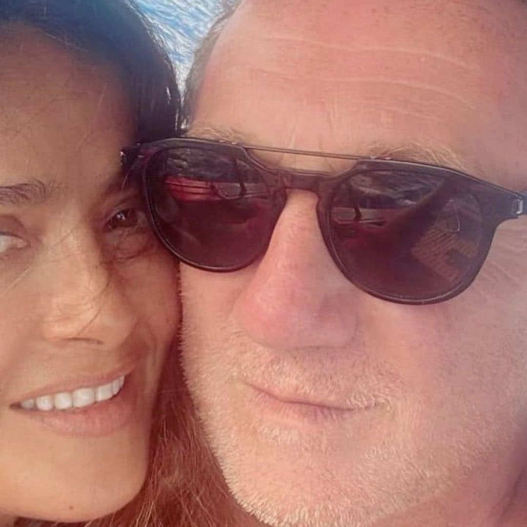 Salma Hayek says she is so proud of hubby François-Henri Pinault after Kering bans fur across all its brands