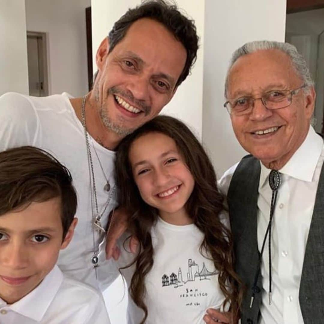 Marc Anthony shares beautiful family photo for his dad’s birthday