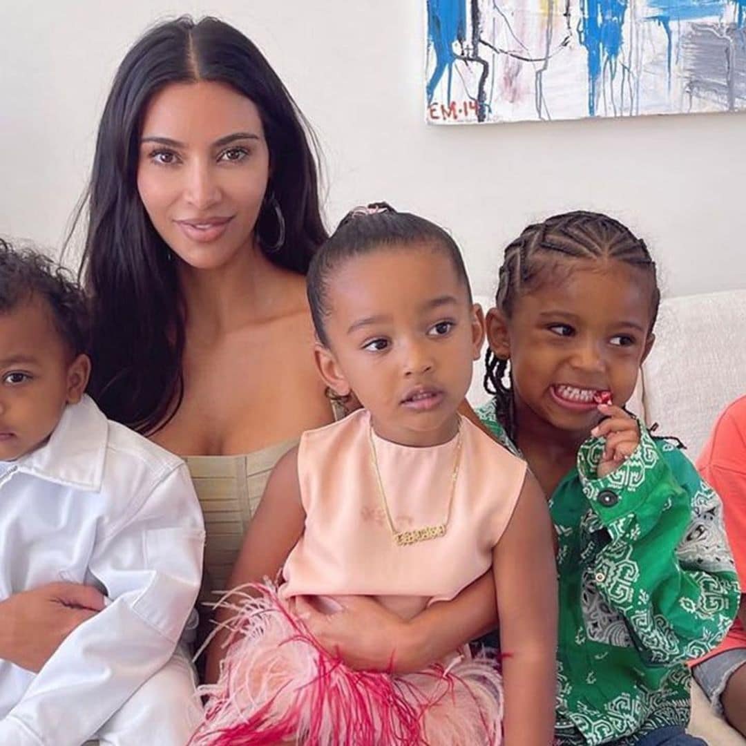 A look inside the birthday party Kim Kardashian’s kids threw for her