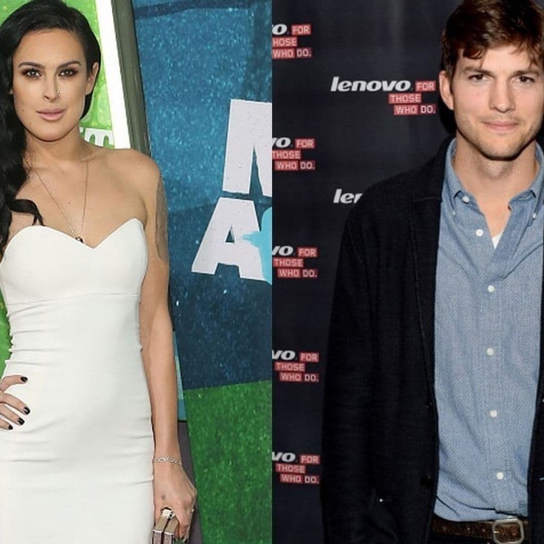 Ashton Kutcher praises Rumer Willis for writing about body confidence