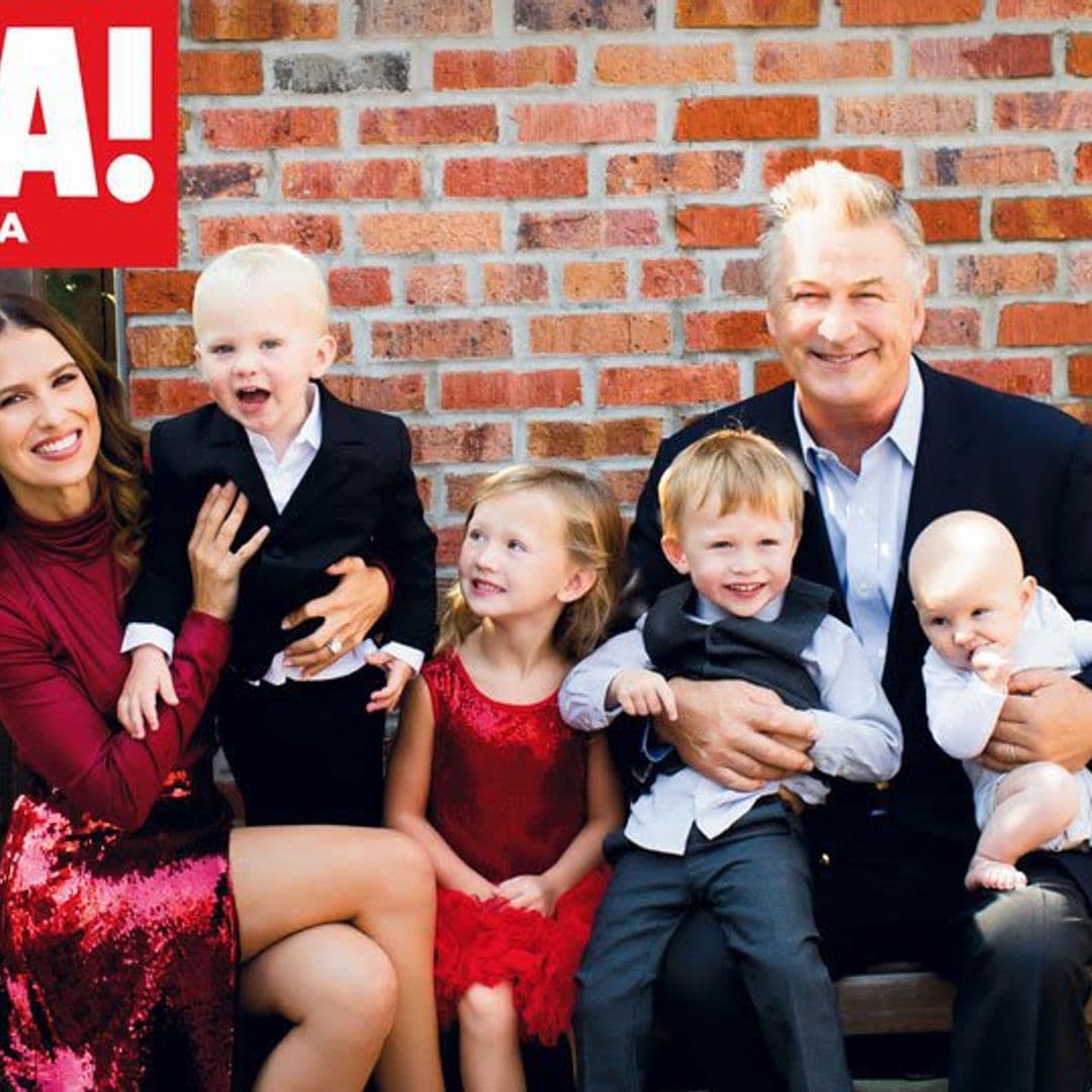 Exclusive first look at Alec and Hilaria Baldwin’s adorable first photoshoot as a family-of-six!