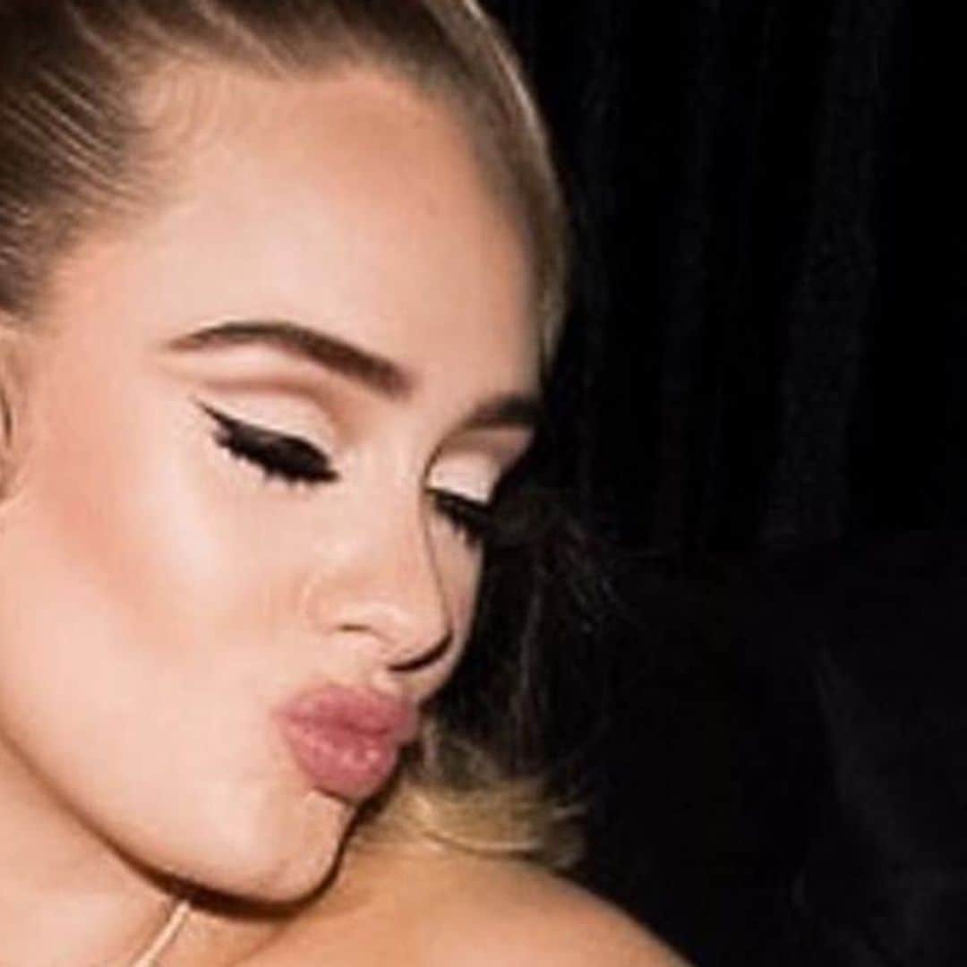 Adele shows off transformation in glam photo posted by her BFF during Las Vegas sleepover