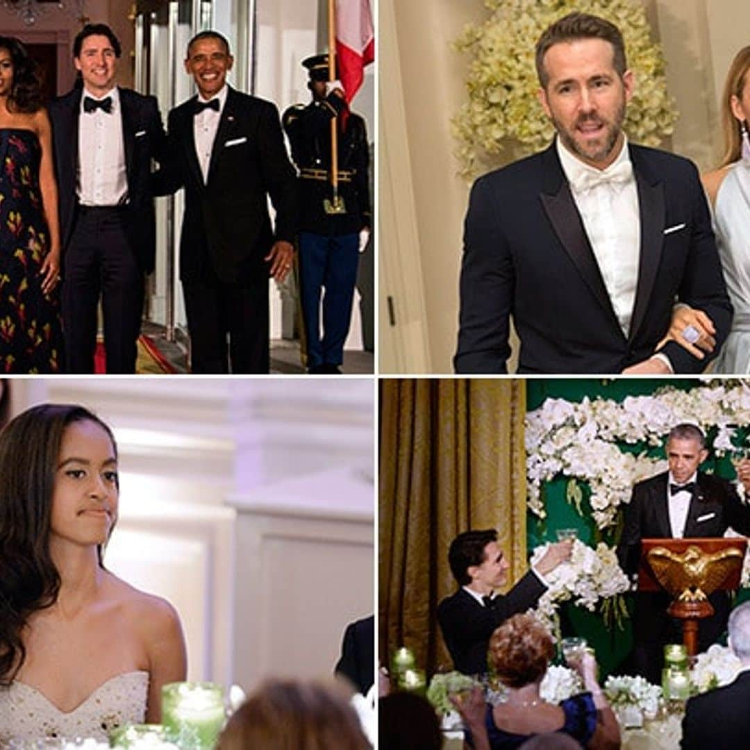 In pictures: Inside the lavish White House state dinner for Justin Trudeau and wife Sophie