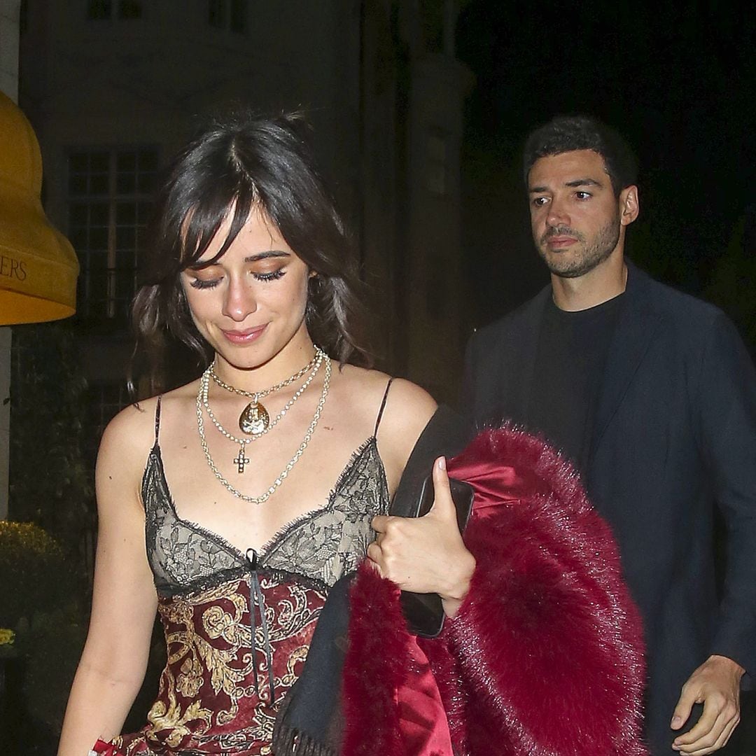 Camila Cabello wore lace minidress in romantic outing with boyfriend Henry Chalhoub