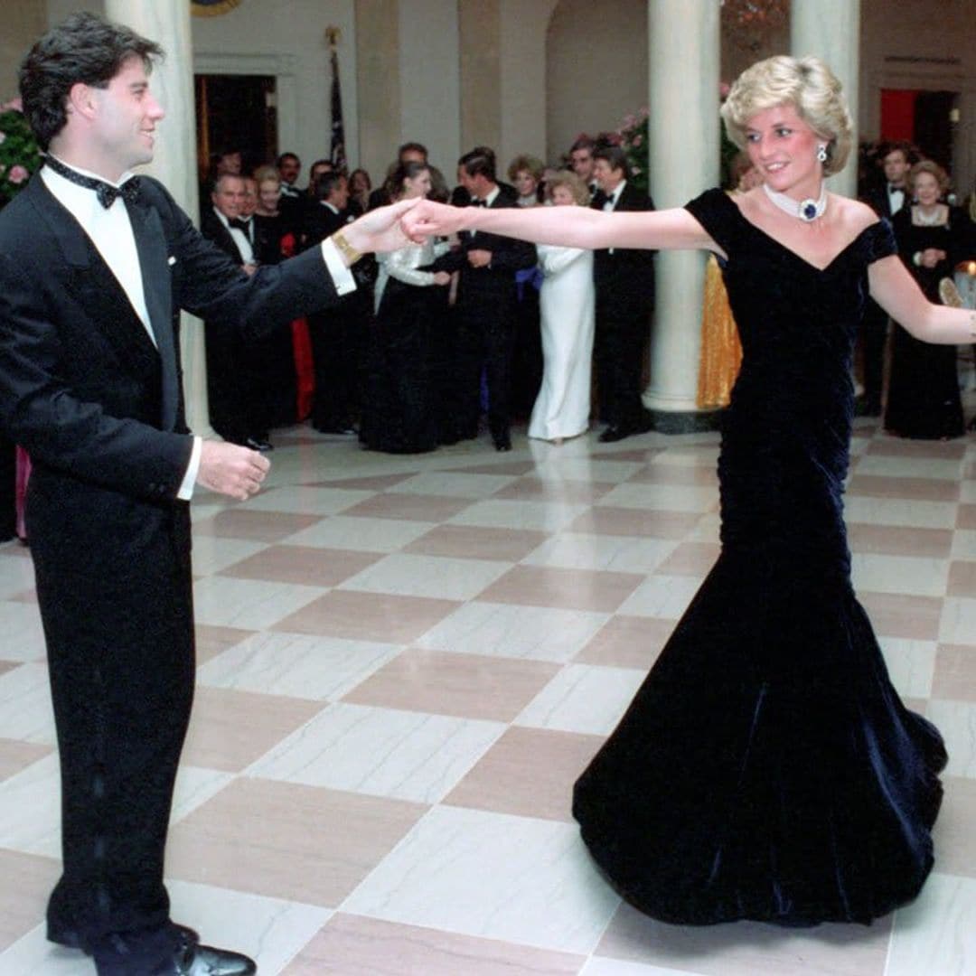 The famous ‘Travolta’ dress Princess Diana wore to dance with John Travolta comes out of quarantine