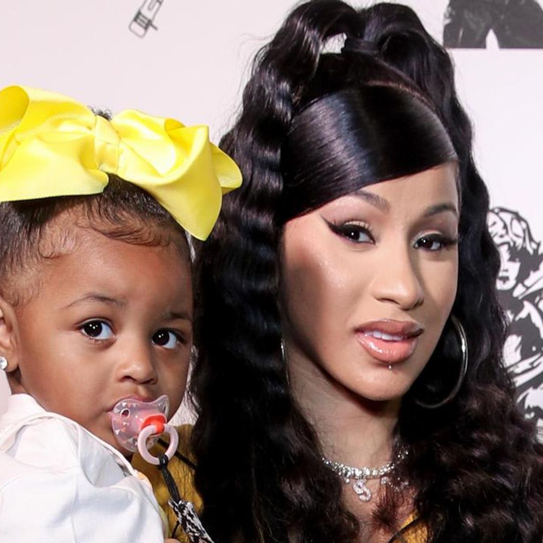 Cardi B and her baby Kulture head to the mall in the cutest matching outfits