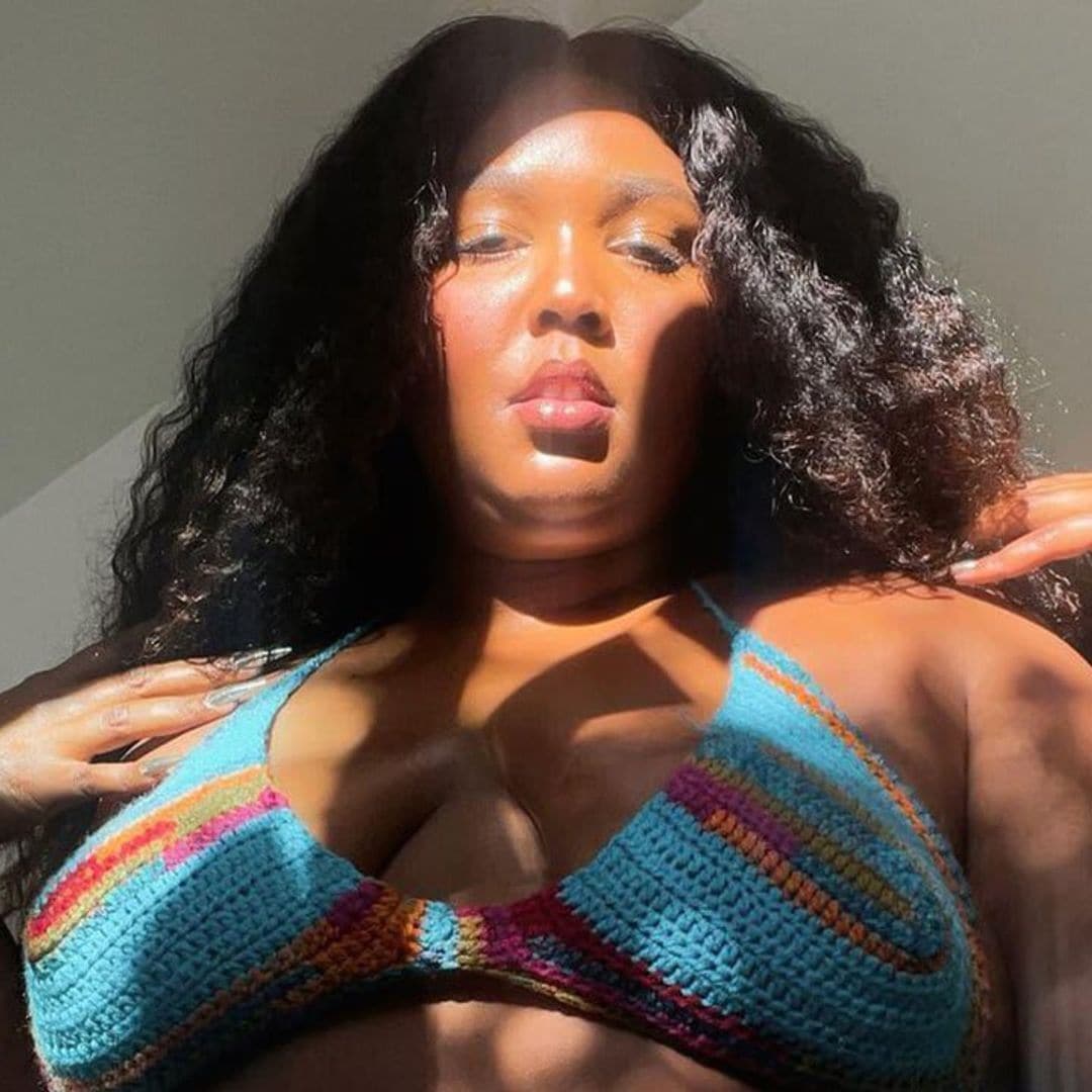 Lizzo screams summer wearing bikini top and jeans for night out in Los Angeles