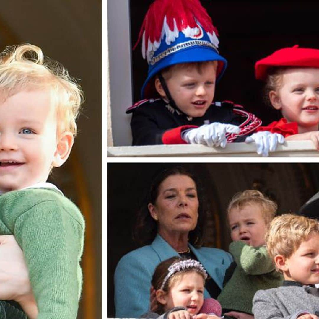 The Casiraghi kids and Princess Charlene's twins steal the show on Monaco's National Day