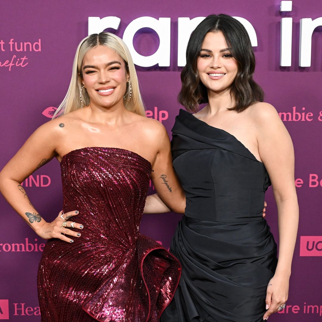 Karol G and Selena Gomez team up for a good cause in Los Angeles