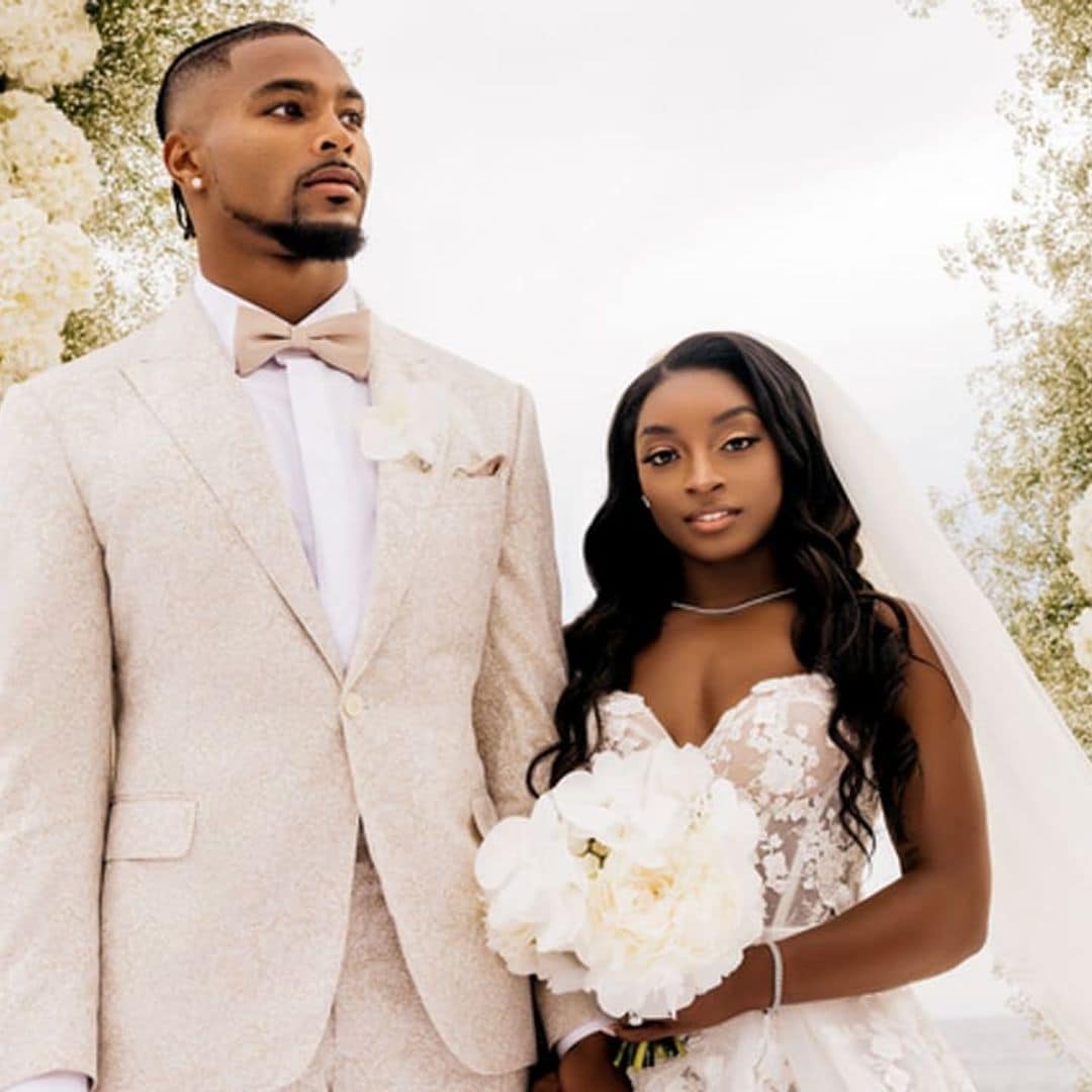 Check out Simone Biles’ stunning wedding gown sketches