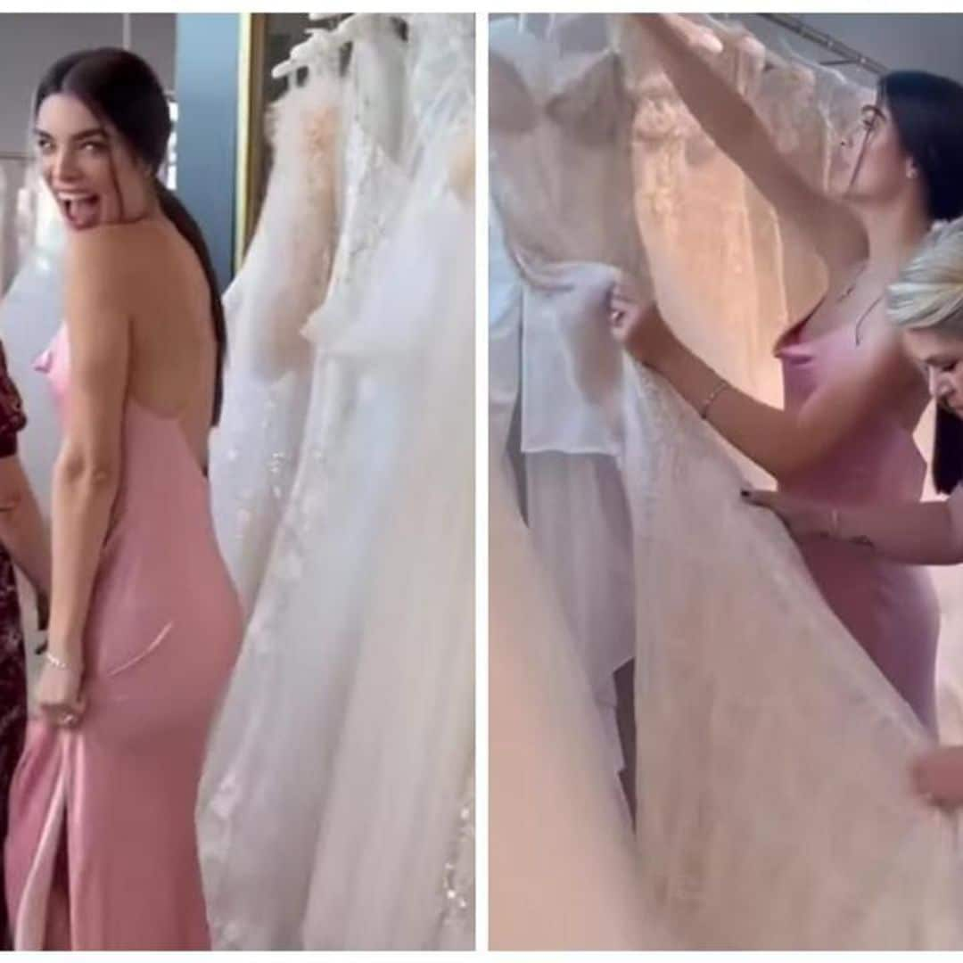 Nadia Ferreira goes wedding dress shopping ahead of marriage to Marc Anthony