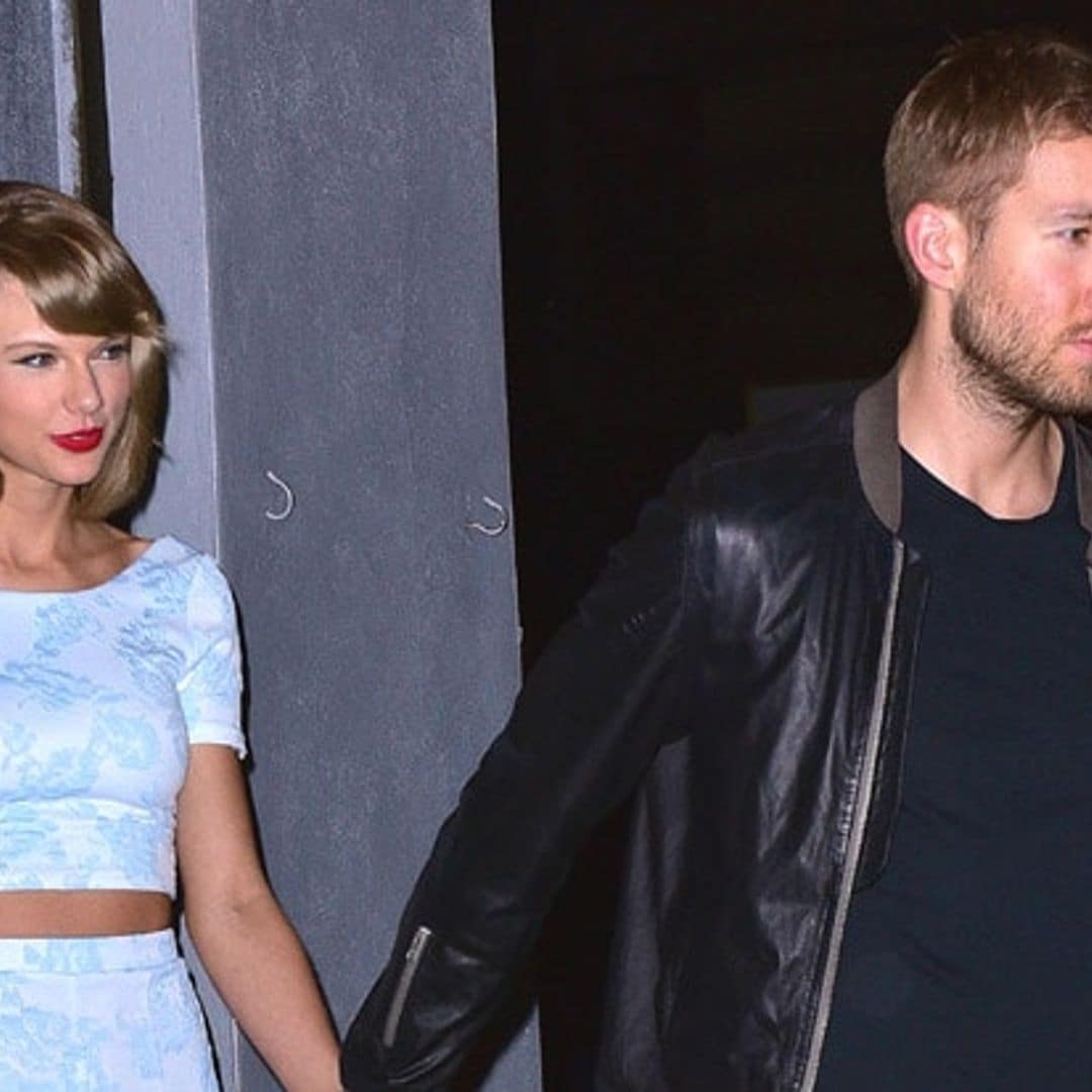 Taylor Swift hits town with Calvin Harris after topping Forbes list