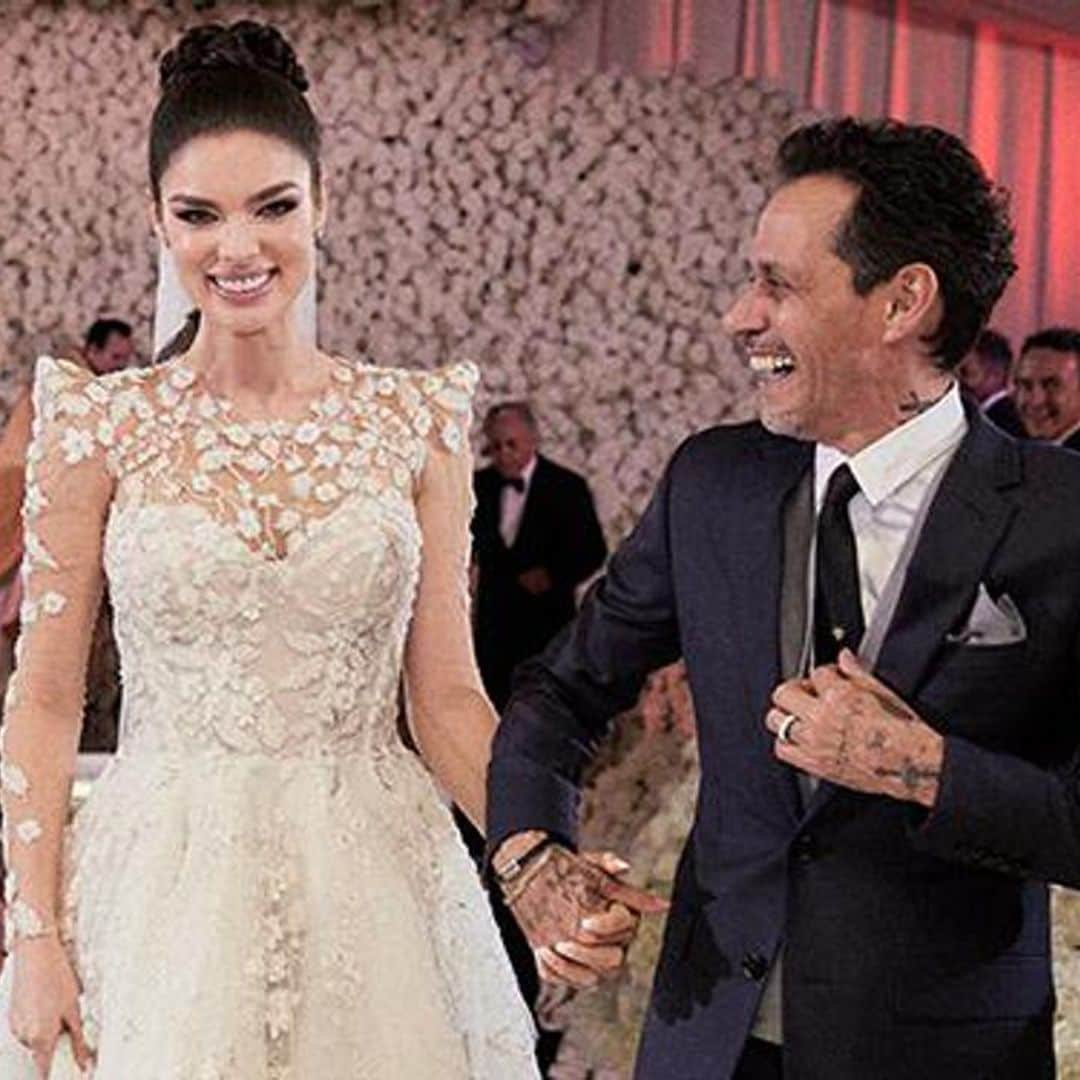 Nadia Ferreira spotted at Marc Anthony’s concert after their wedding