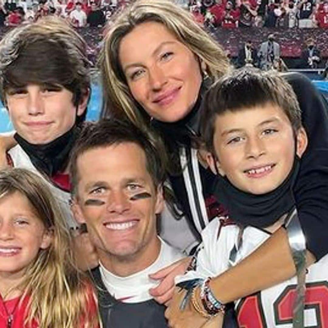 Gisele Bündchen shares sweet photos of Tom Brady and kids from the Super Bowl