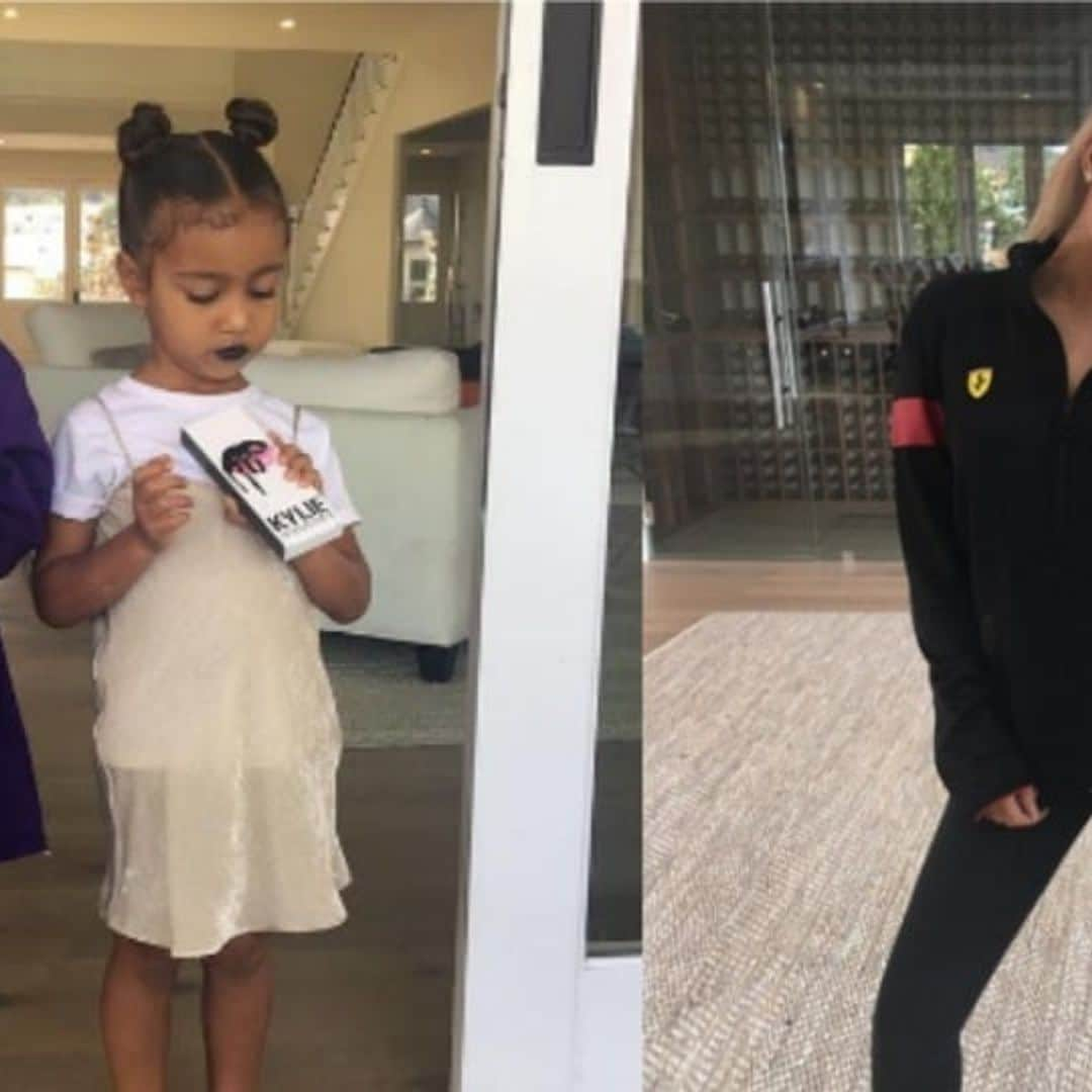 North West has a fun day at aunt Kylie Jenner's house for Tyga's son's Ferrari-themed birthday bash