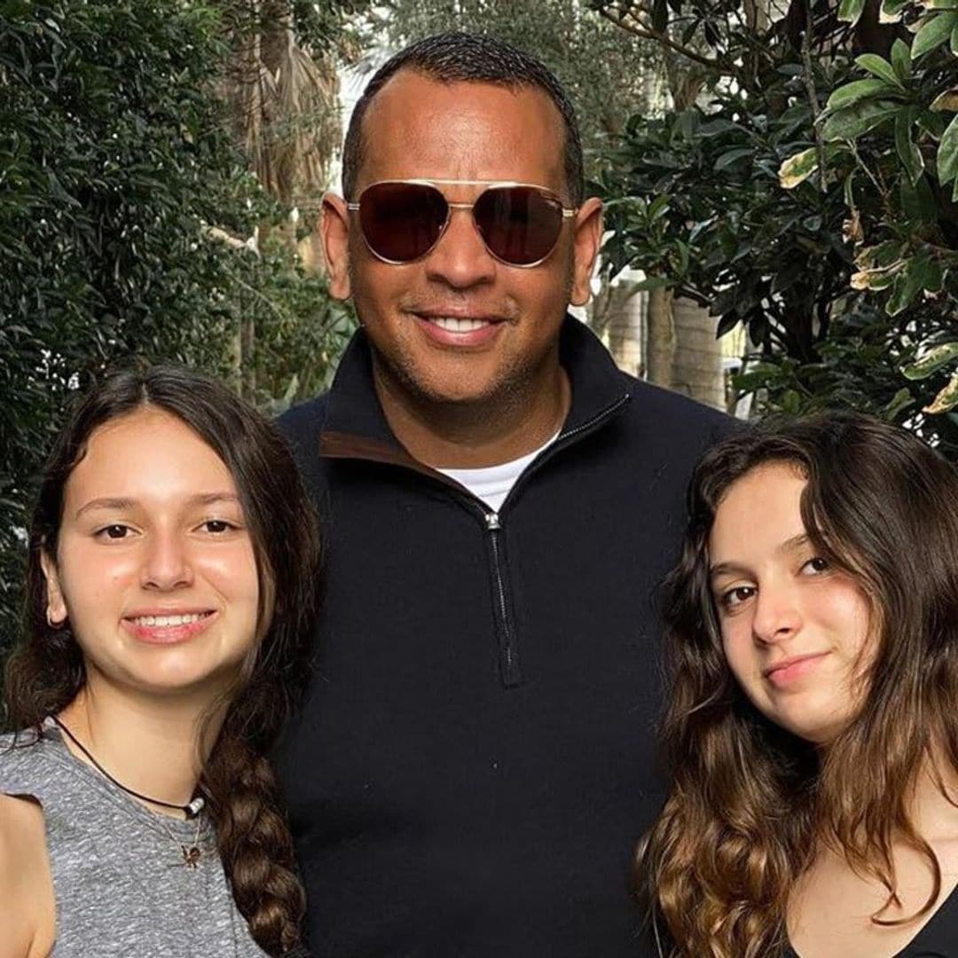 Alex Rodriguez says he would never abandon daughters Tashi and Ella as his father did