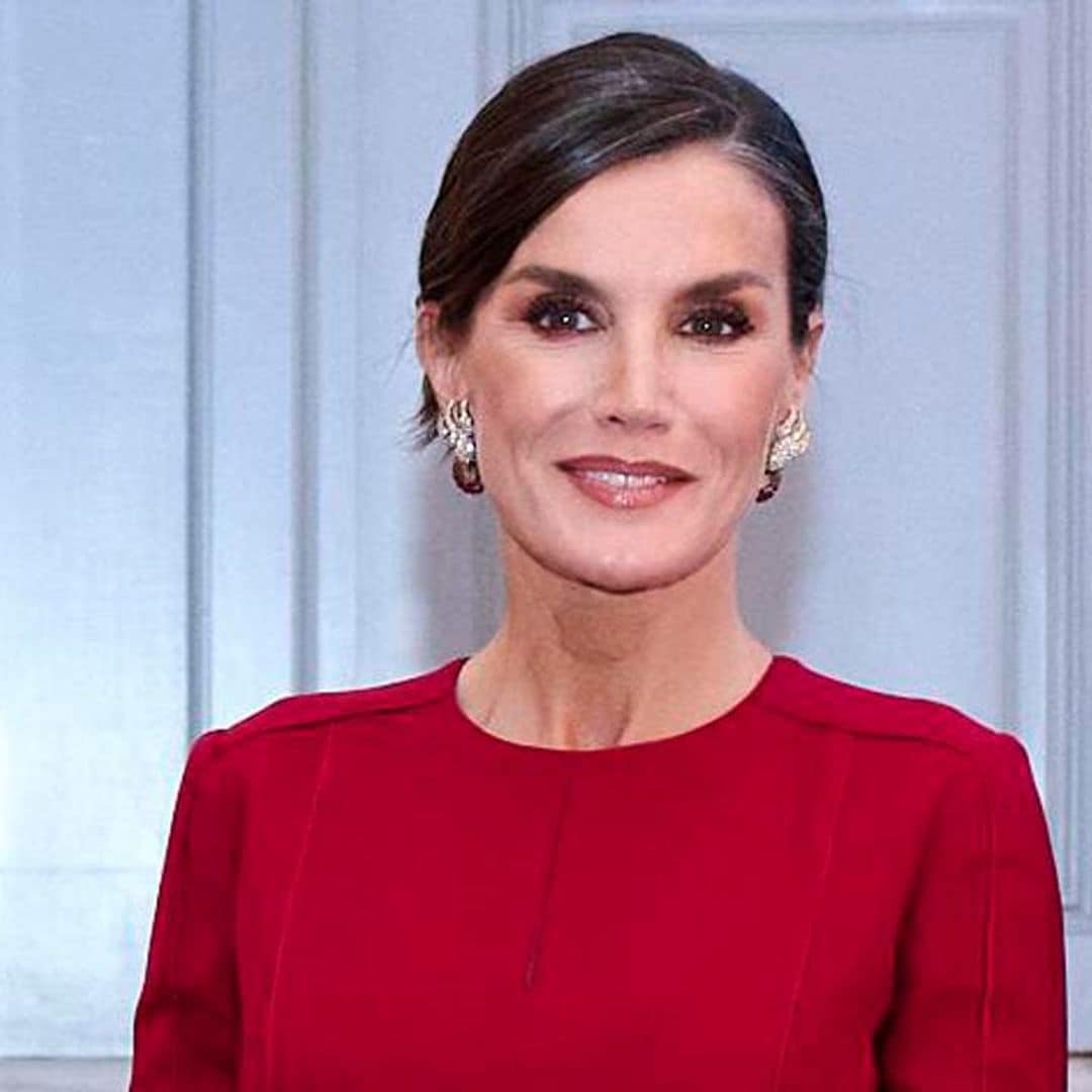 Queen Letizia has us thinking about red dresses for the holidays