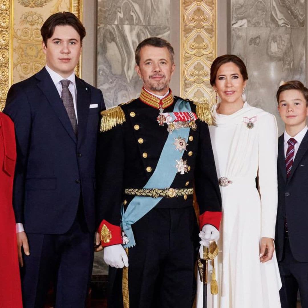 Queen Mary, King Frederik and family star in new official portraits