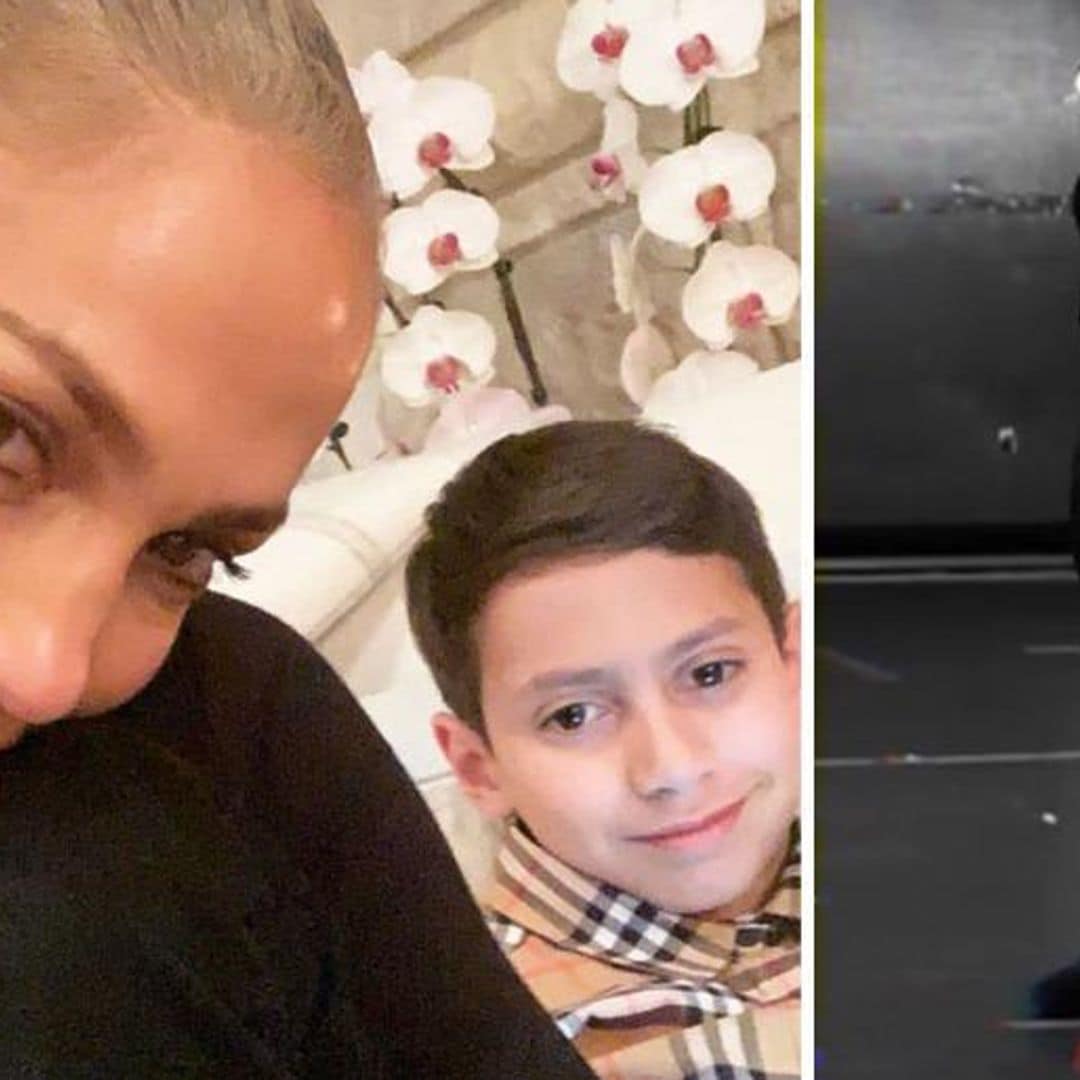 Marc Anthony and Jennifer Lopez’s son Max shares sweet backstage moment with mom in unseen video