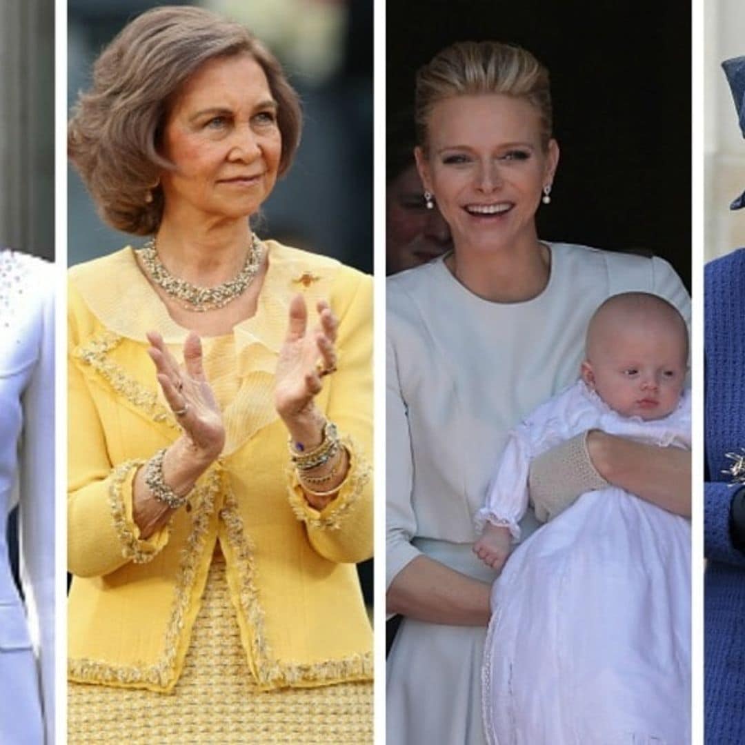 This week's best royal style: Princess Charlene, Queen Elizabeth, Queen Letizia