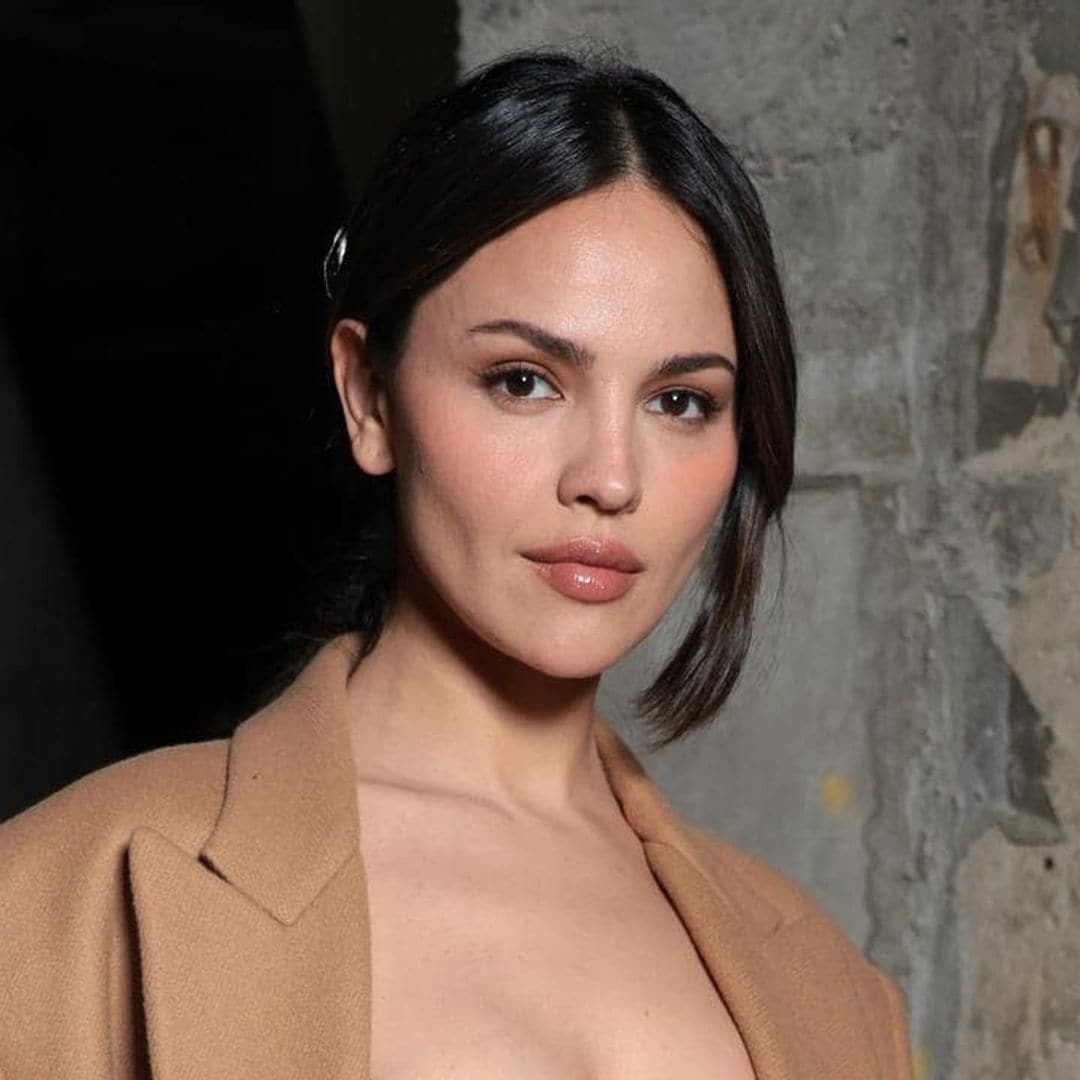 Eiza Gonzalez stuns in beige at Gucci Cruise 2025