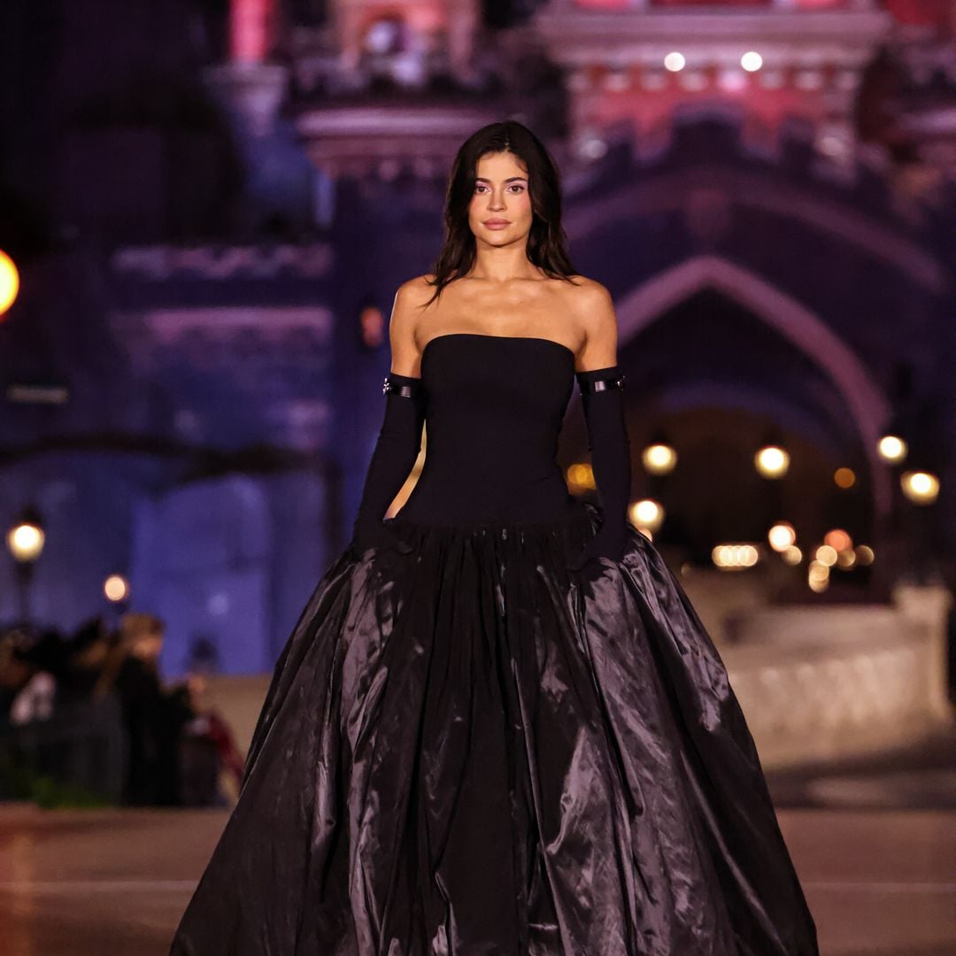 Kylie Jenner becomes a Coperni princess while closing the brand's fashion show at Disneyland Paris