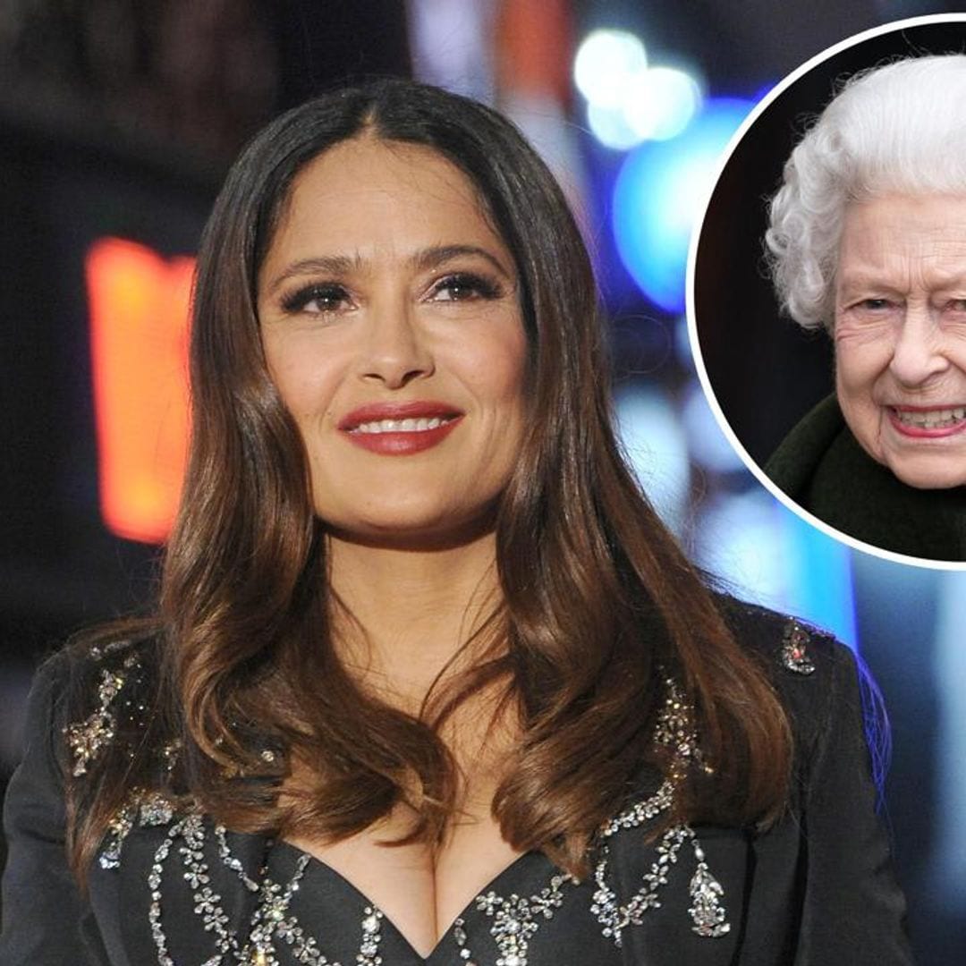 Salma Hayek wishes Queen Elizabeth ‘swift recovery’ from COVID-19