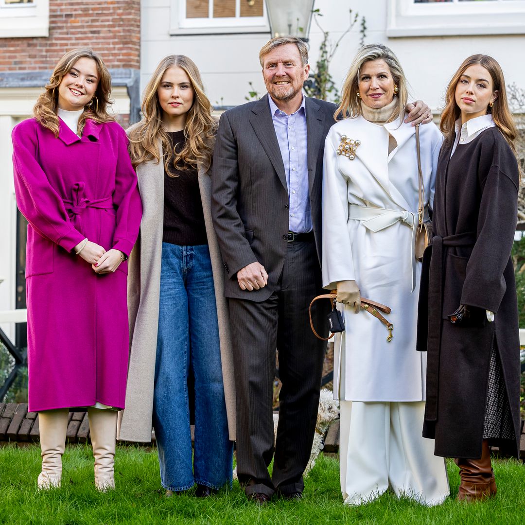 The funny moment you might have missed from the Dutch royal family’s winter photo session