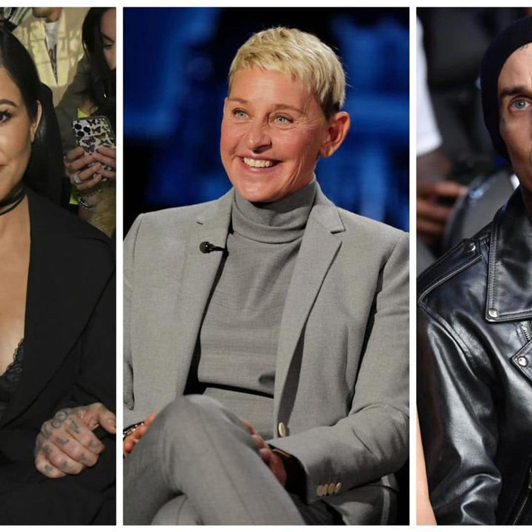 Is Kourtney Kardashian expecting a baby with Travis Barker? Ellen DeGeneres thinks she might be