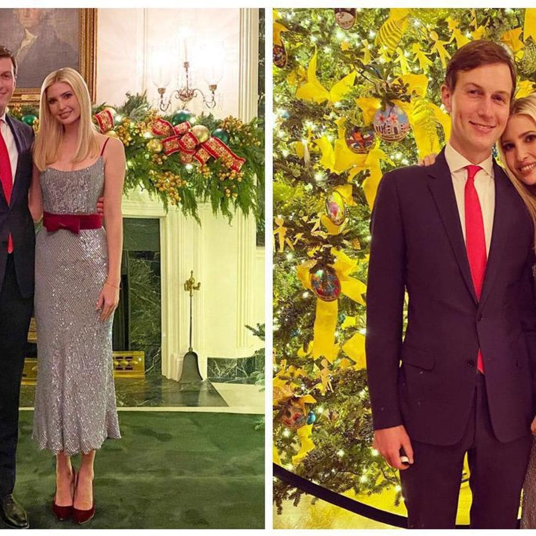 Ivanka Trump wears sequin dress for the second time at the ‘Christmas walk tour’