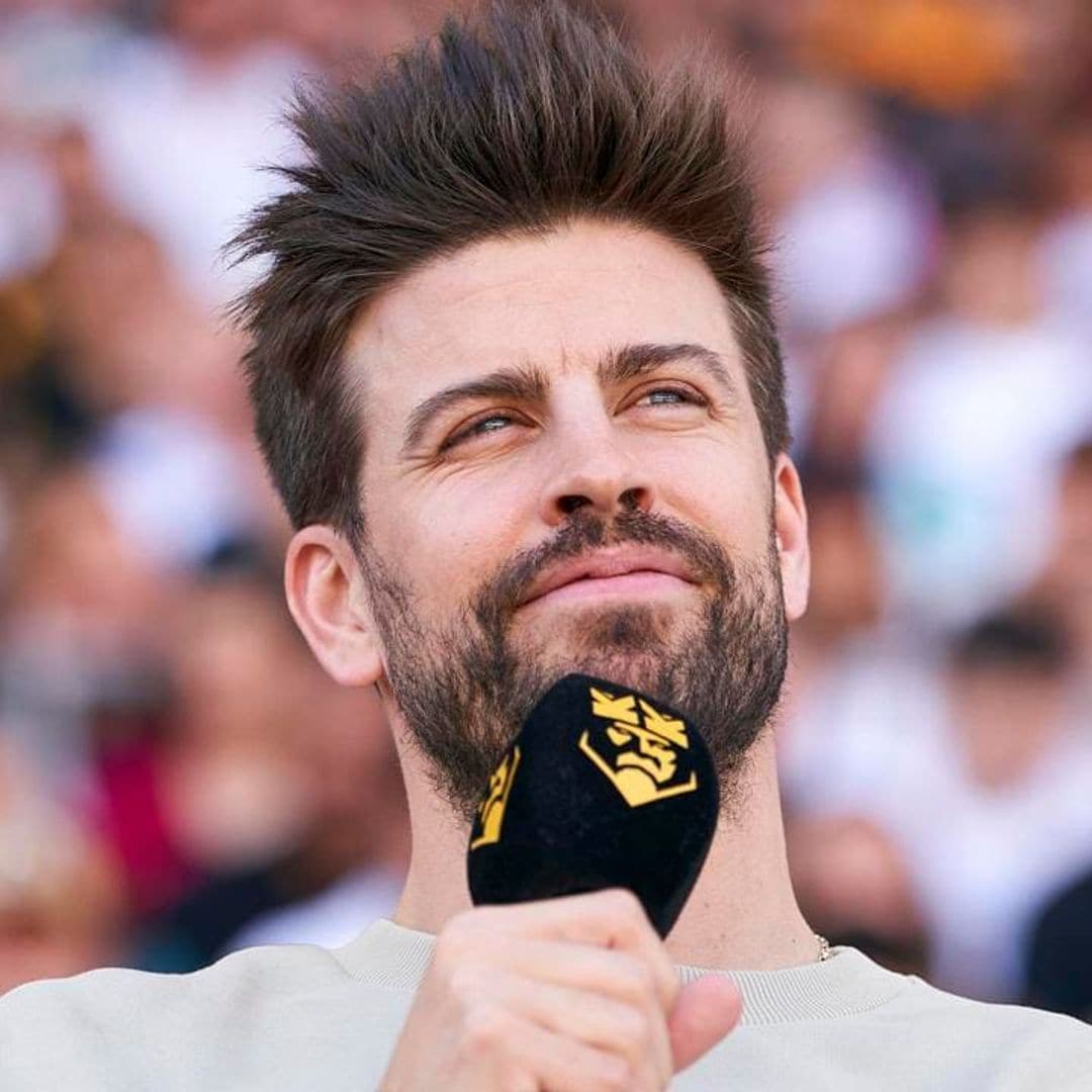 Gerard Piqué was accompanied by his kids and Clara Chia on King’s League final