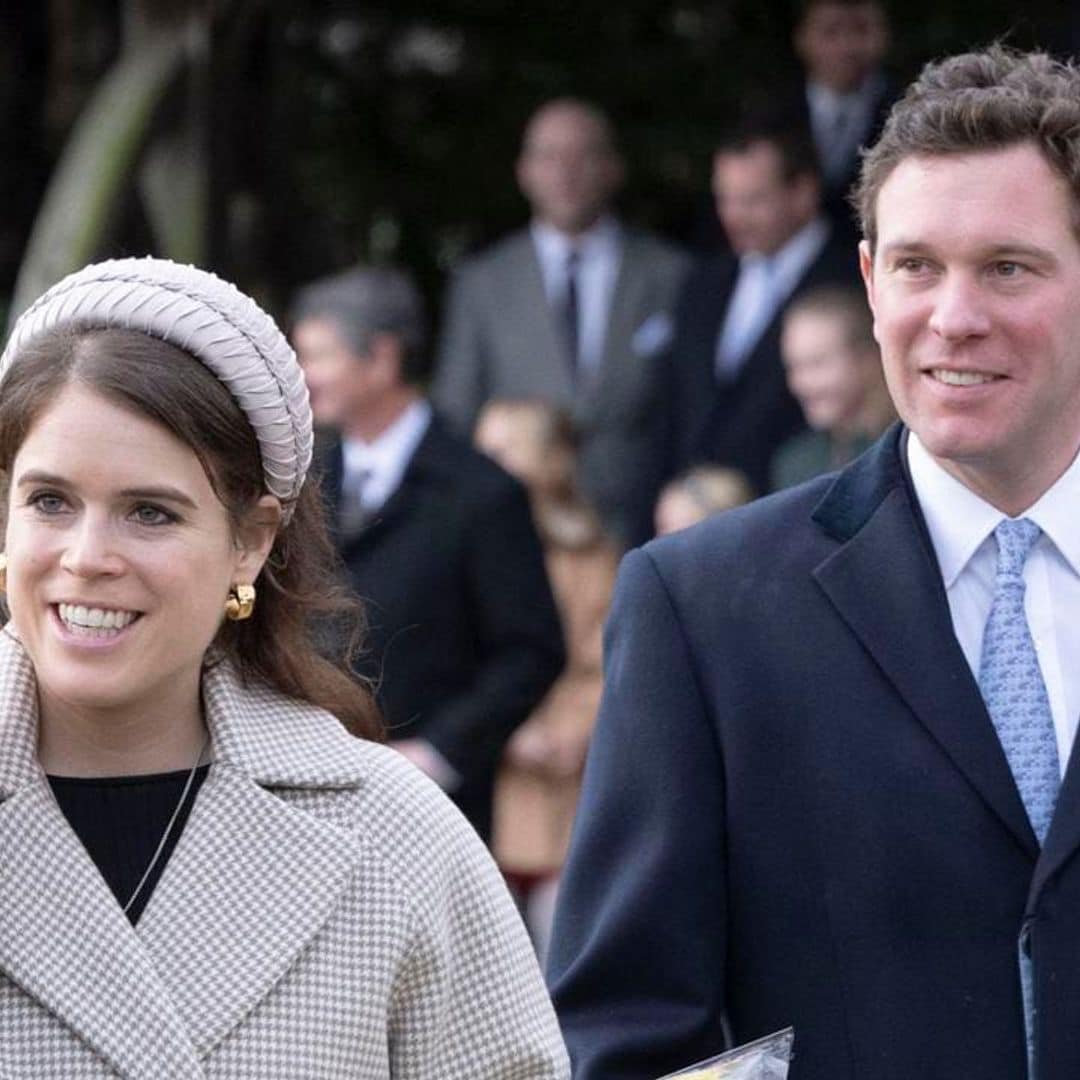 Princess Eugenie’s baby bump on display at wedding