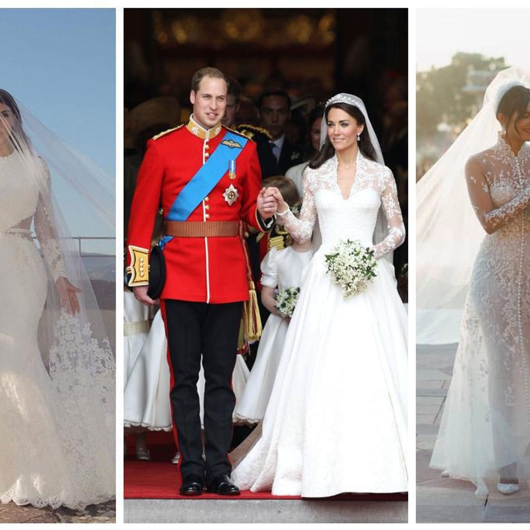 The most iconic celeb and royal wedding dresses of recent years
