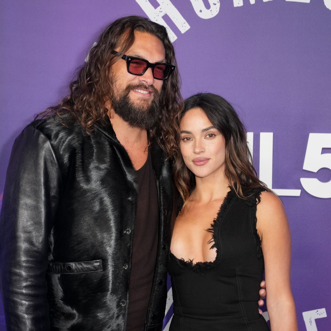 Jason Momoa and girlfriend Adria Arjona make their red carpet debut as a couple at SNL50: The Homecoming Concert