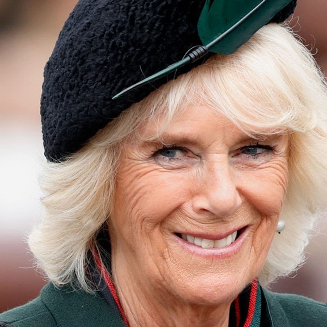 Duchess Camilla sees the royal baby for the first time