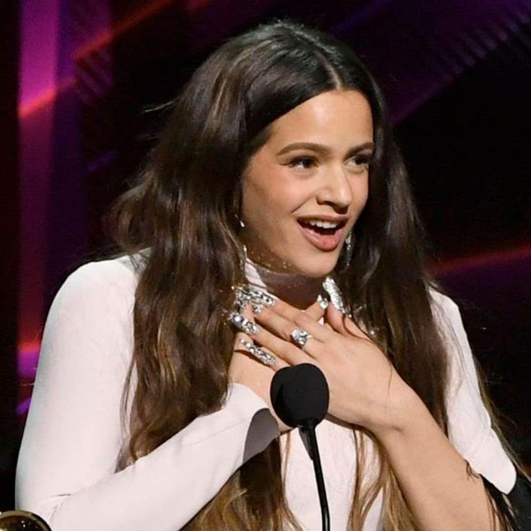 Winner! Rosalía reacts to historic Grammy Award win