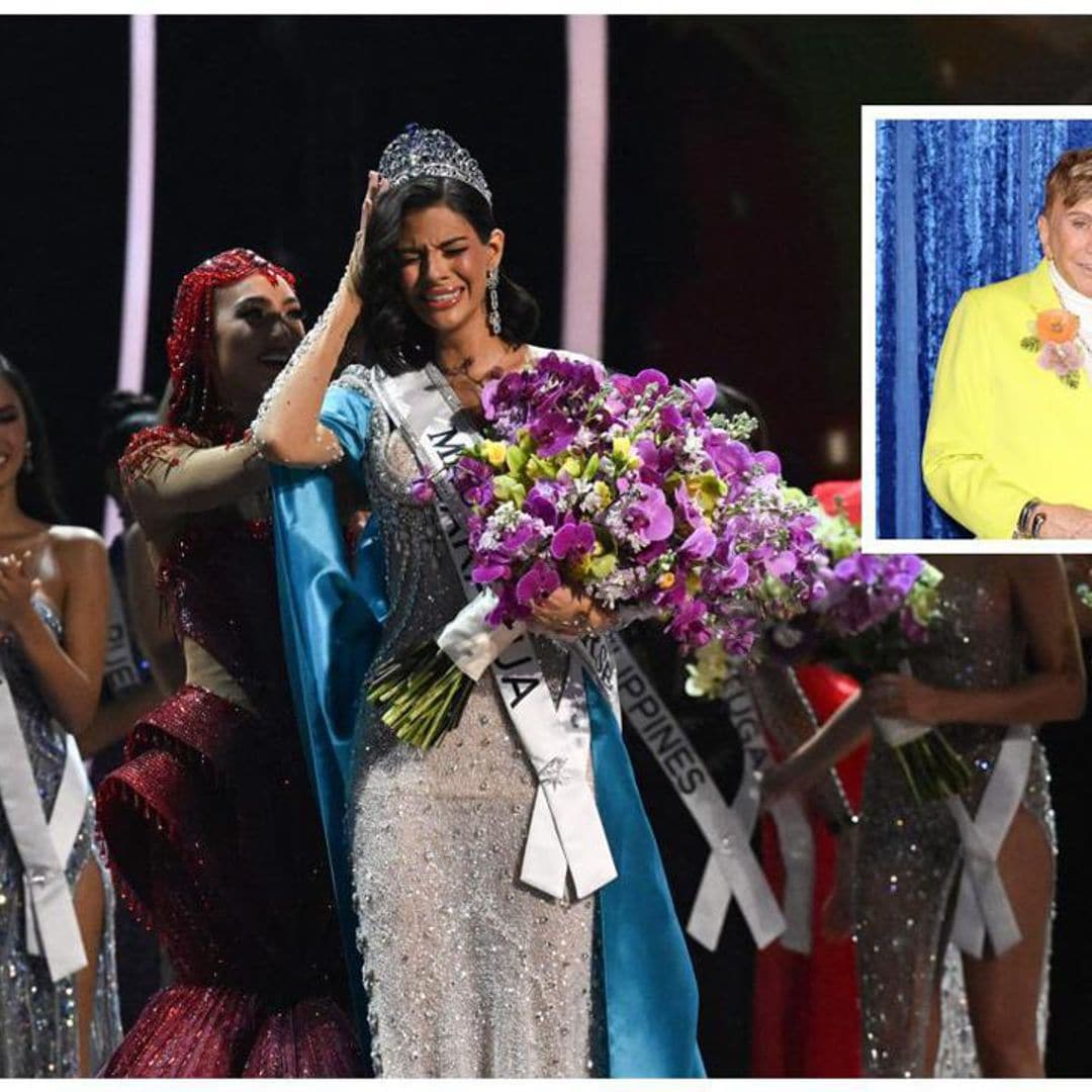 Sheynnis Palacios and Miss Universe co-owner welcome Osmel Sousa into the organization