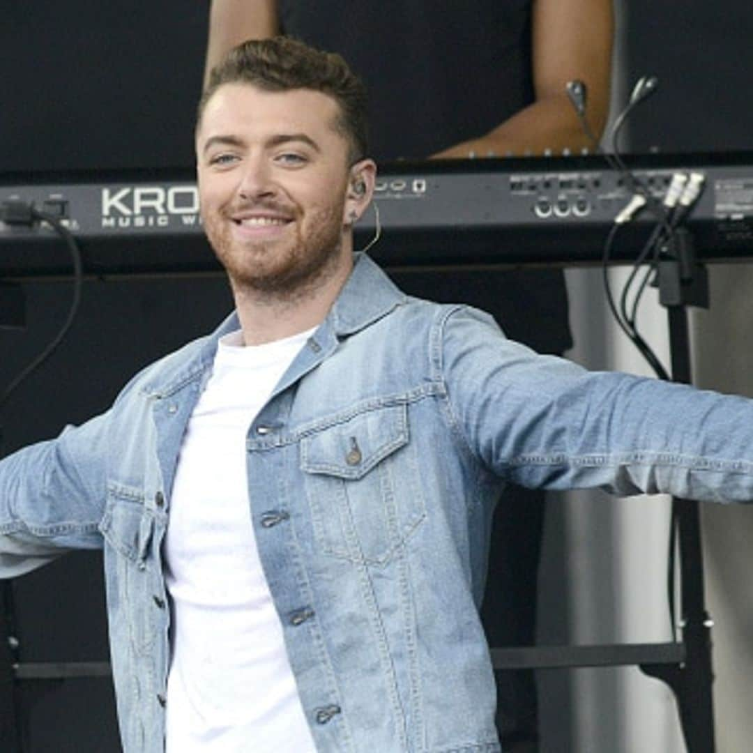 Sam Smith jokes that he's practicing to be a Bond girl