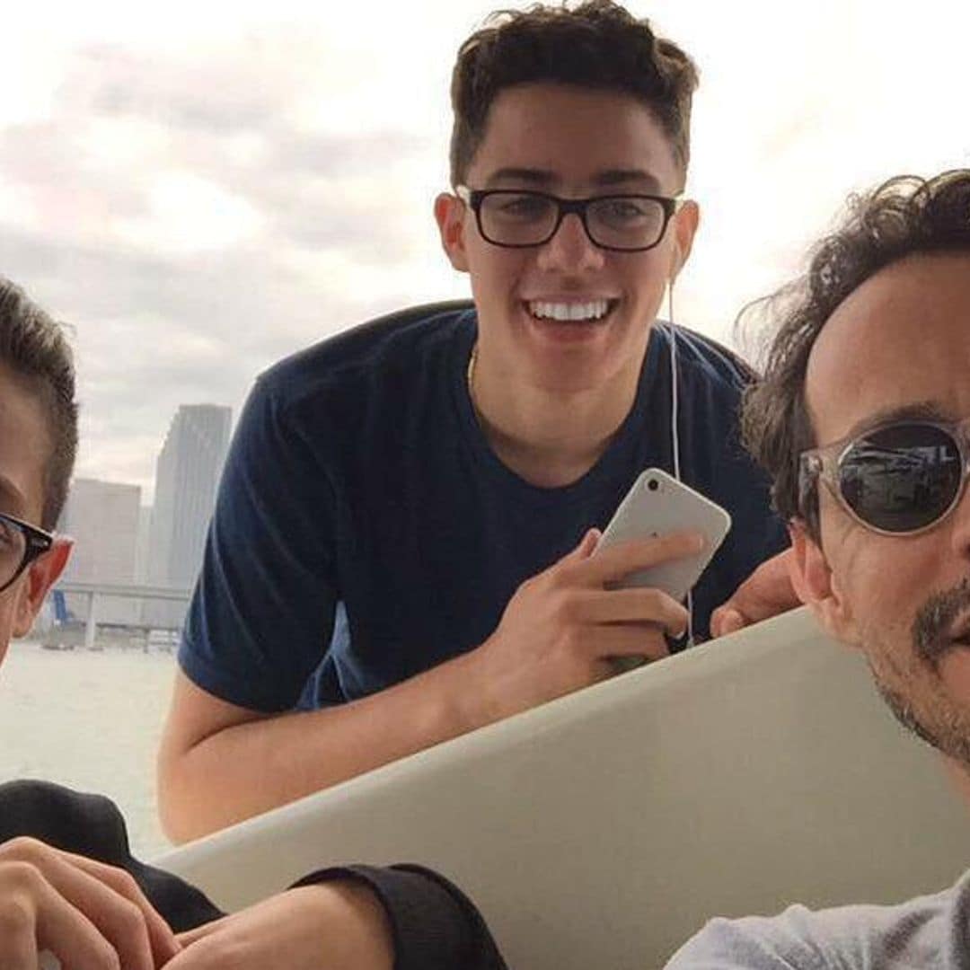 Marc Anthony with his boys and more heartthrob father-son teams