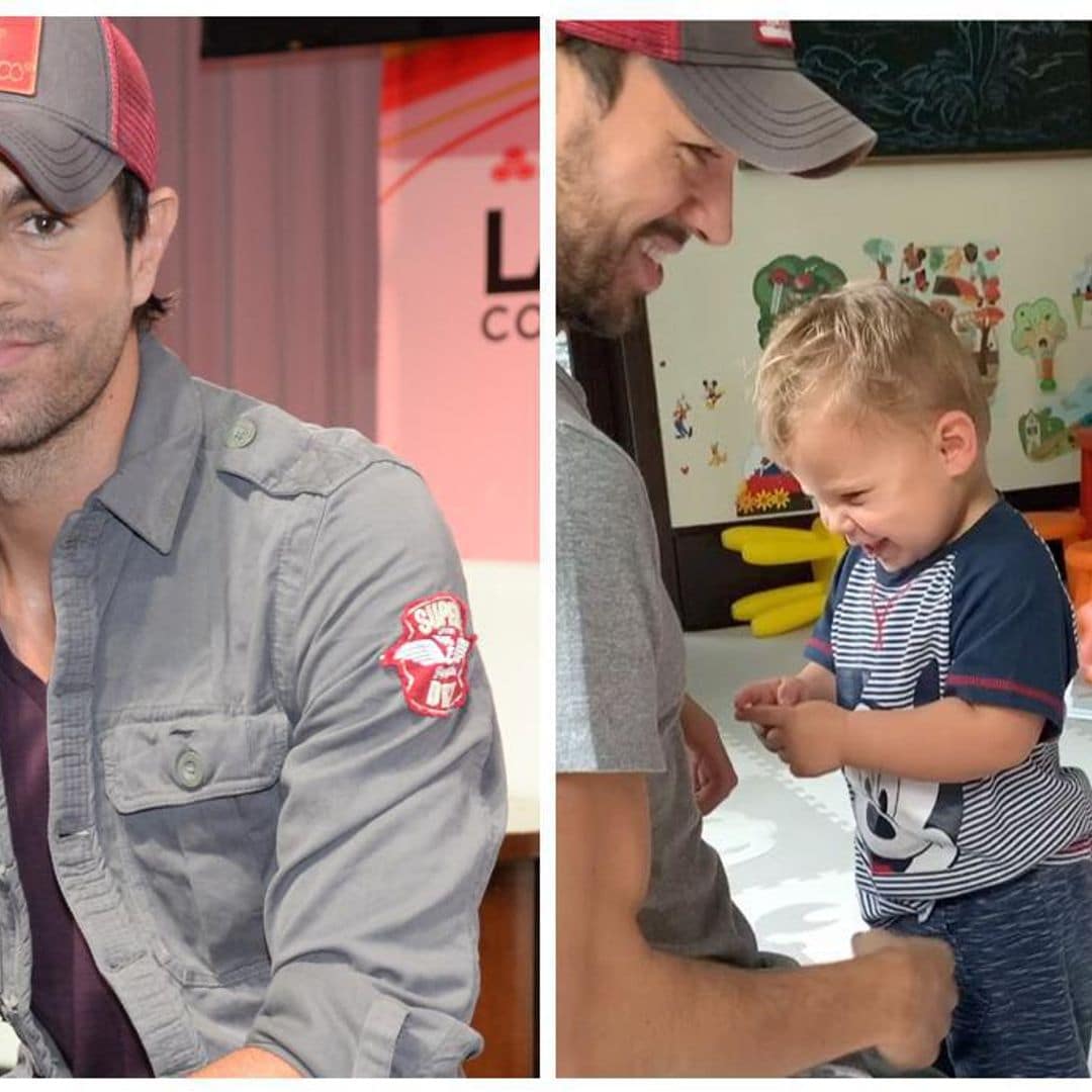 Enrique Iglesias shares adorable video of his sneaky twins tickling him