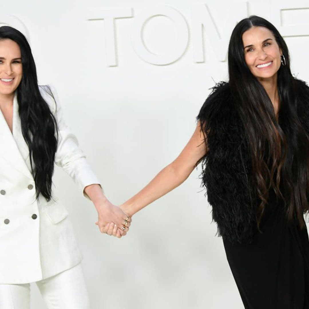 Demi Moore and Rumer Willis are the epitome of body confidence while on vacation in Greece